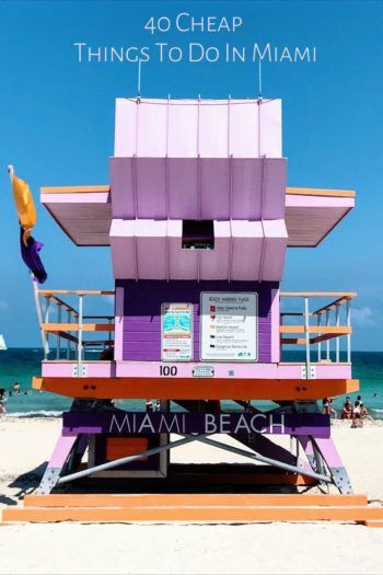 Cheap things to do in Miami