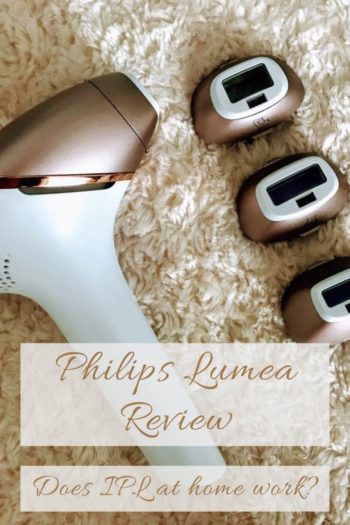 Pinterest cover of IPL Philips Lumea Review