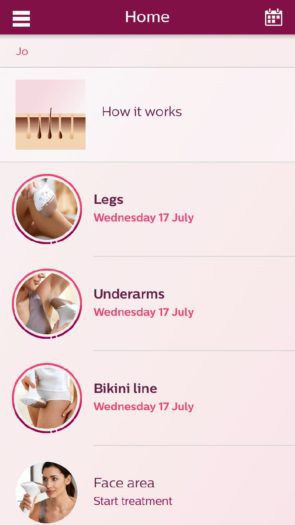Does IPL at home work - Philips Lumea Review app