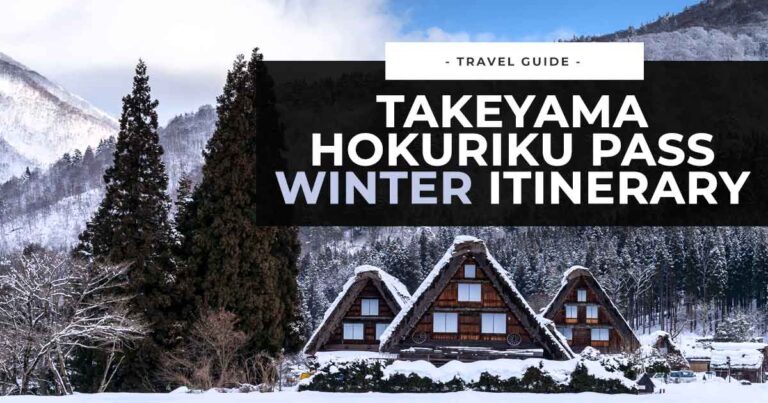 Explore Central Japan Region With the Takayama-Hokuriku Area Tourist Pass: A Winter Itinerary Guide