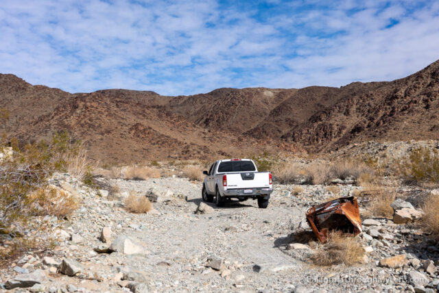 Off-roading to mines on Old Dale Road outside of Joshua Tree National Park