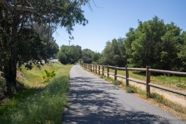 Biking from Ojai to Ventura on the Ojai Valley Trail