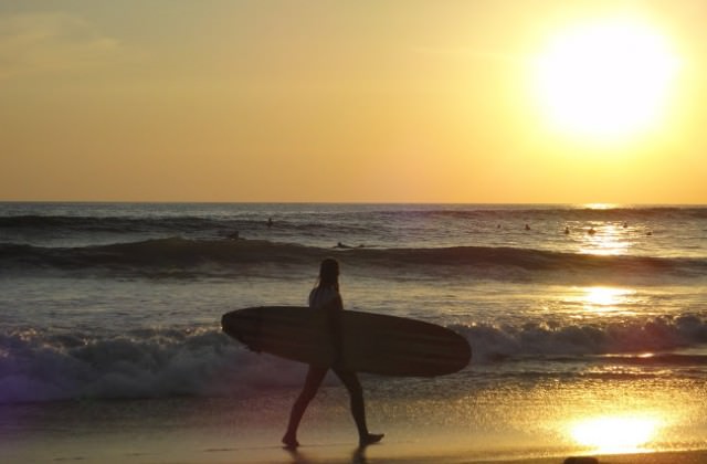 Santa Teresa Beach Surfing