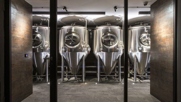 brewery vats in Verbier
