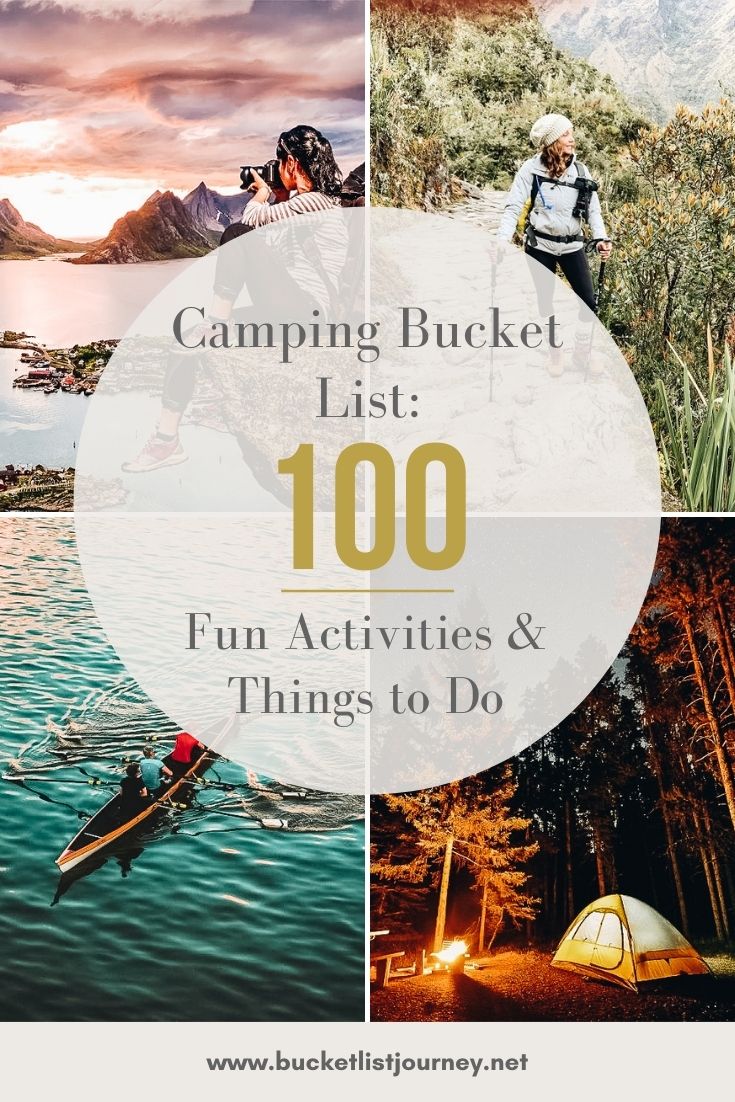 Camping Bucket List: 100 Fun Activities & Things to Do
