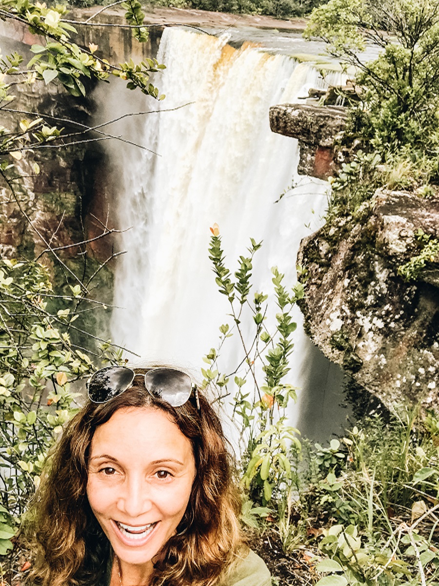 Annette at Kaieteur Falls
