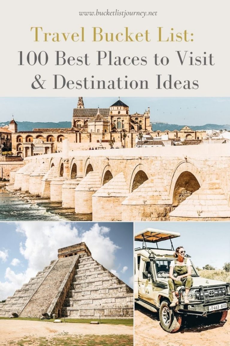 Travel Bucket List: 100 Best Places to Visit & Destination Ideas