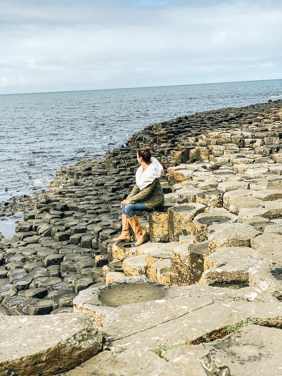 Annette at Giant’s Causeway in Ireland