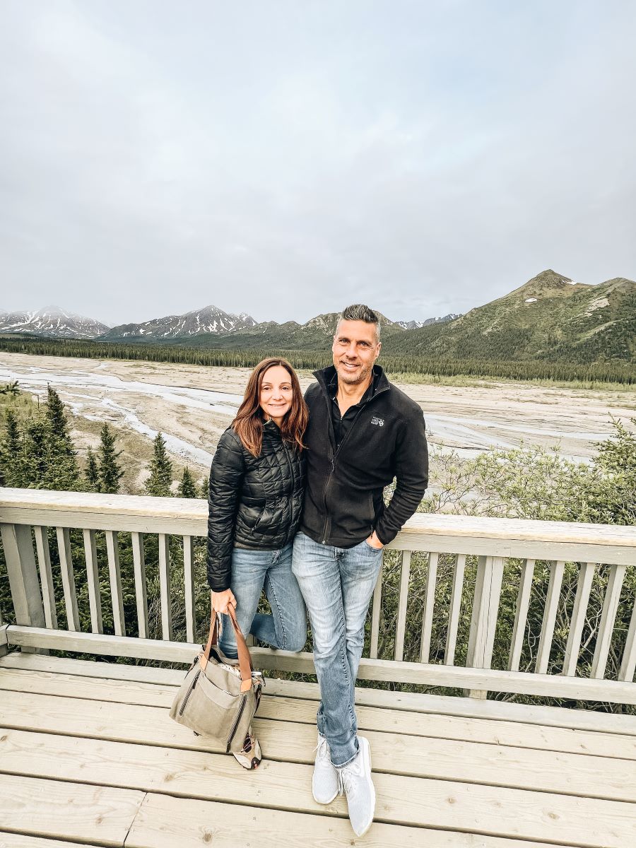 Annette and Peter on Denali Wilderness Tour