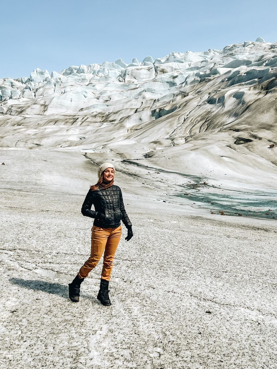 Annette on Mendenhall Glacier Walk Tour