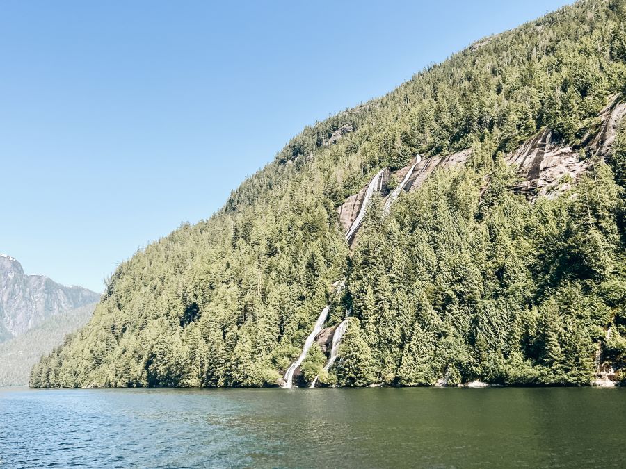 Misty Fjords Waterfall in Alaska