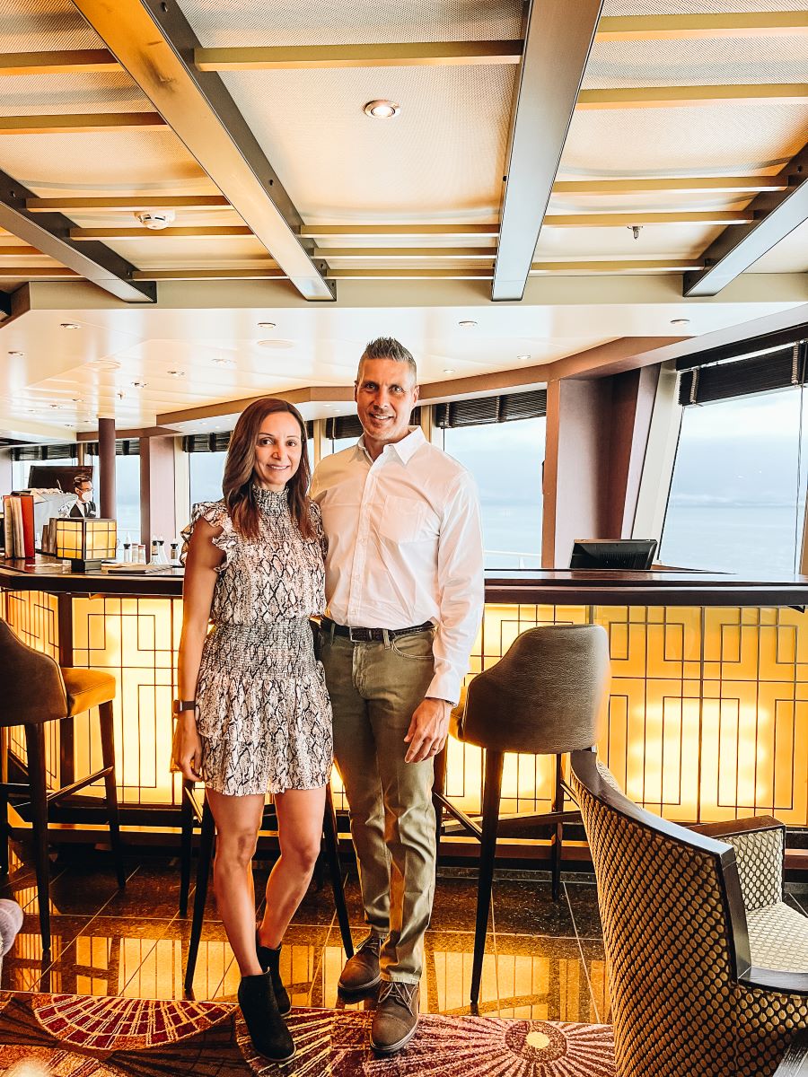 Peter and Annette on the Ship Tamarind Bar