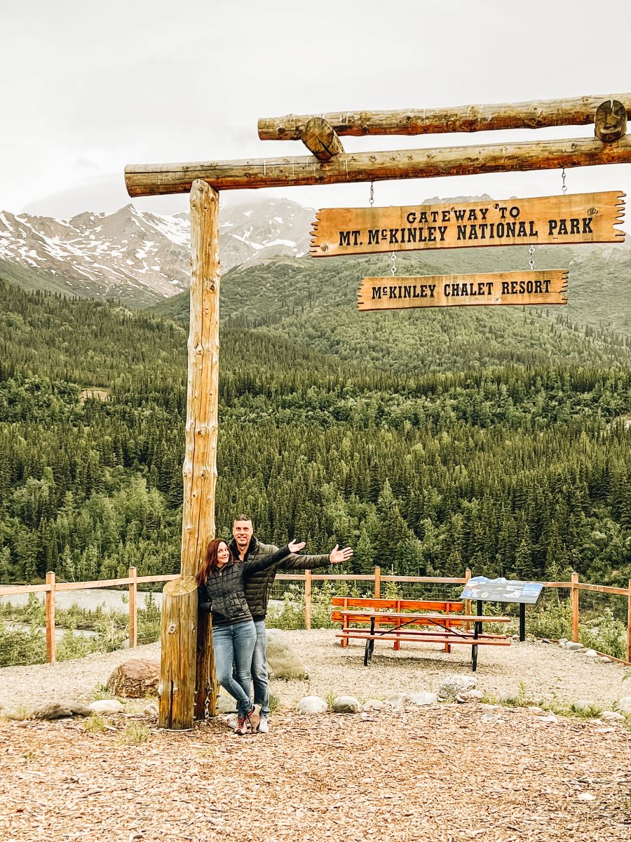 Annette and Peter at Denali National Park McKinley Chalet Resort