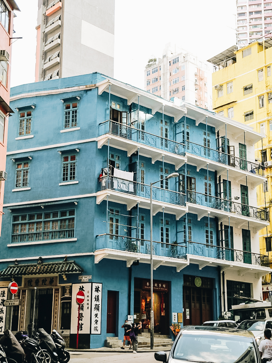 Historic Blue House of Hong Kong