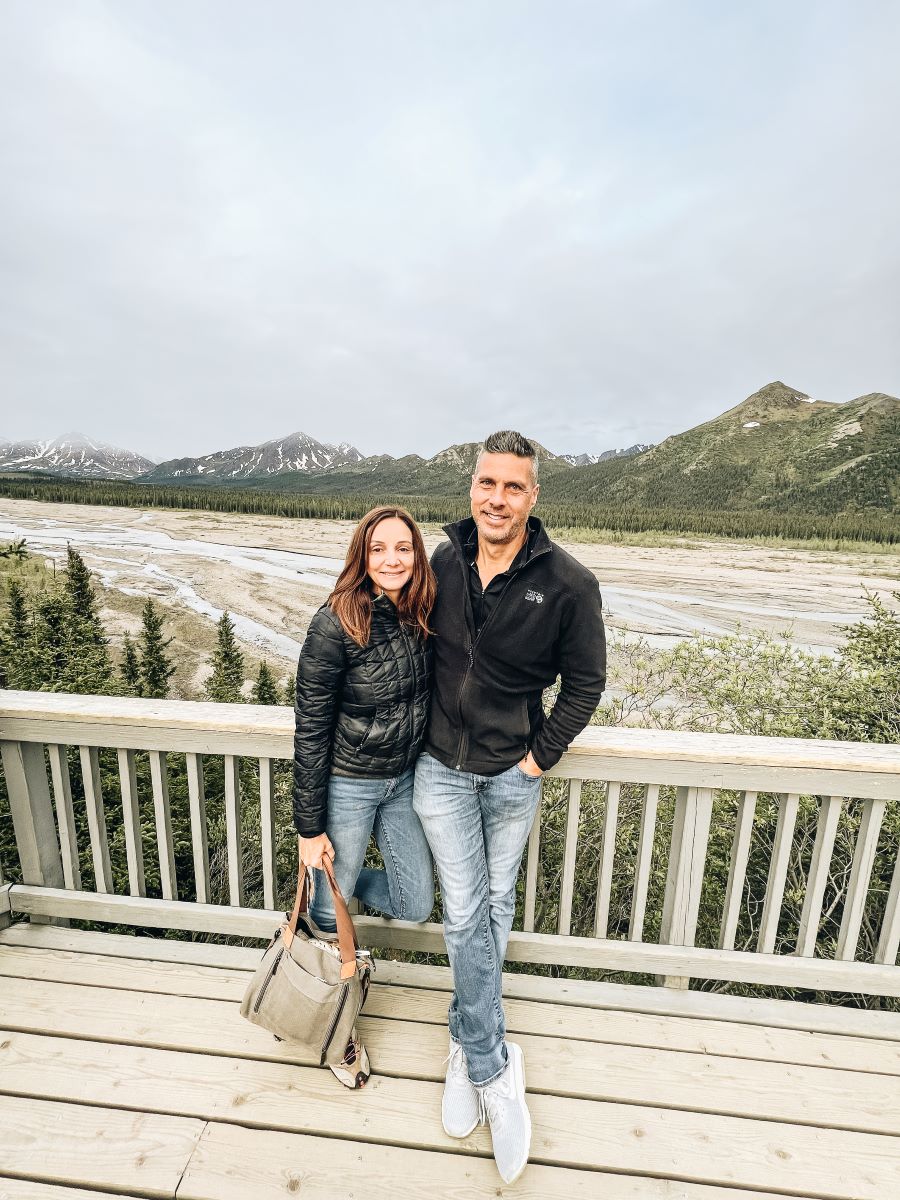 Annette and Peter in Denali National Park