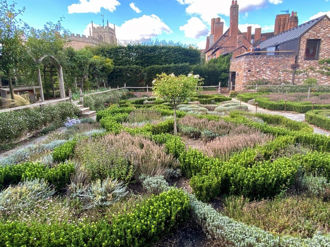 Knot Gardens at New Place, Shakespeare's place of death in Stratford-upon-Avon 