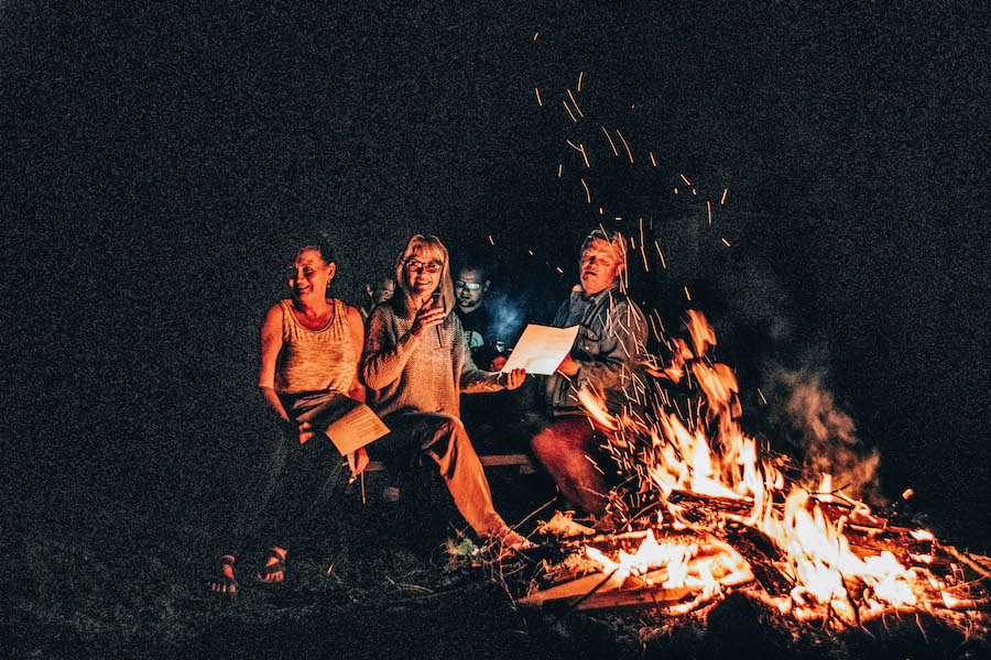 Things to do with Your BFF: Go to a Bonfire