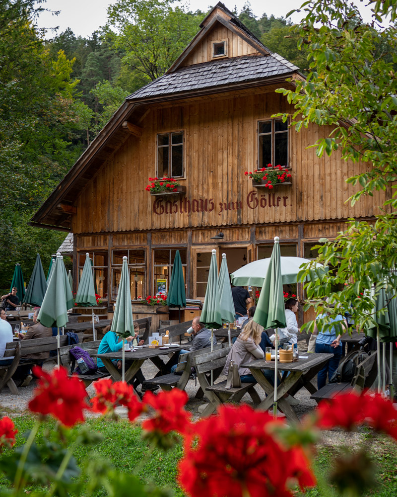 A cafe at the Open Air Museum