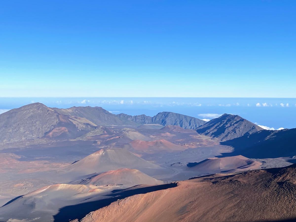 haleakala national park crater in Maui
