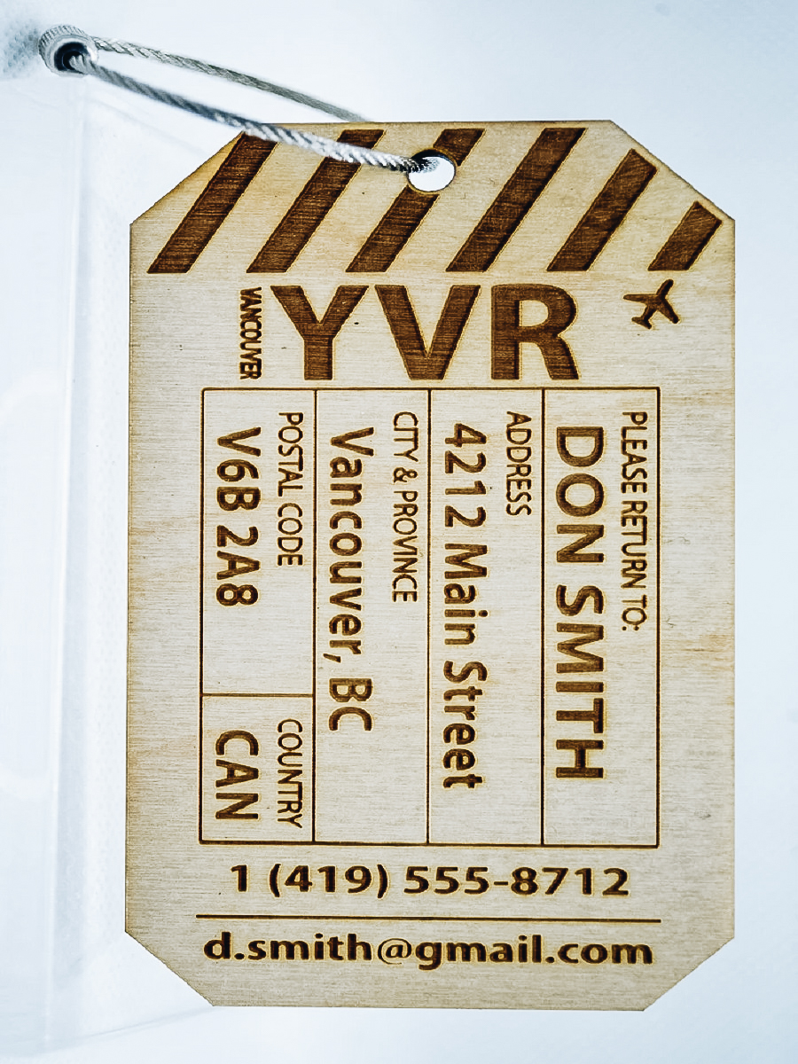 Personalized Luggage ID Tags