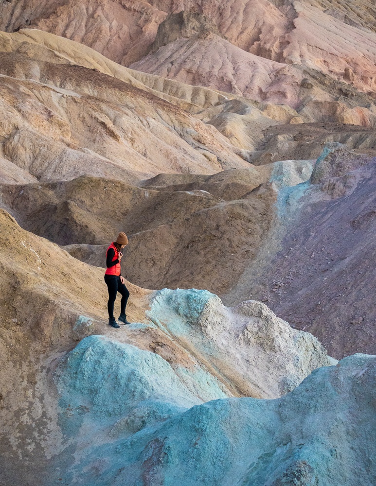 death valley national park in winter