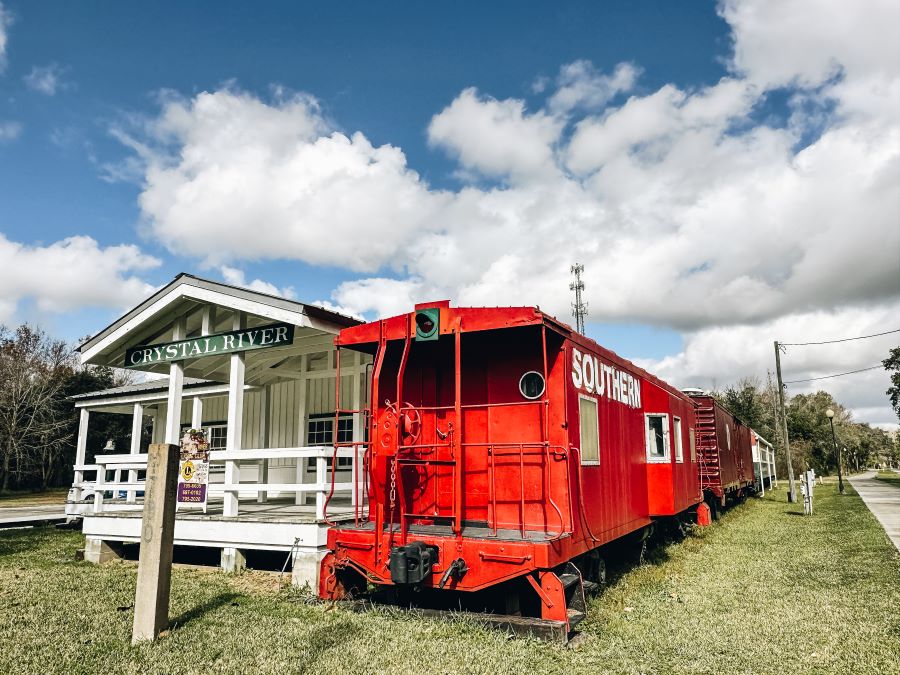 Crystal River Train Depot Florida