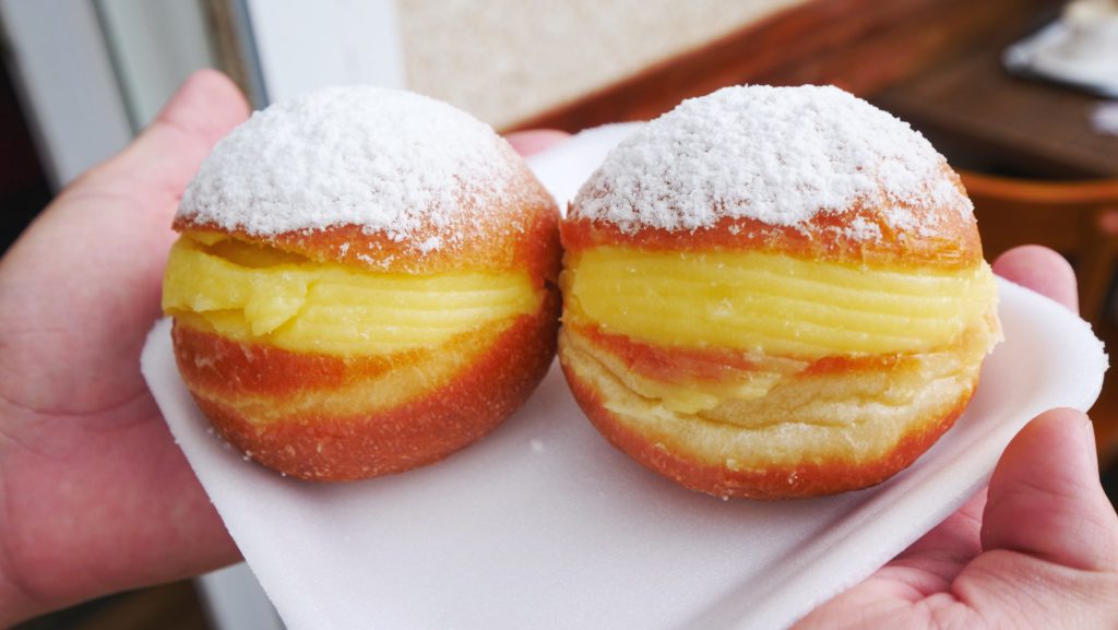 Sonho, a delicious Brazilian food similar to a doughnut