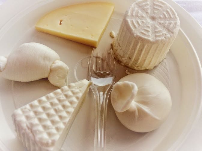 Plate of Puglian Cheese