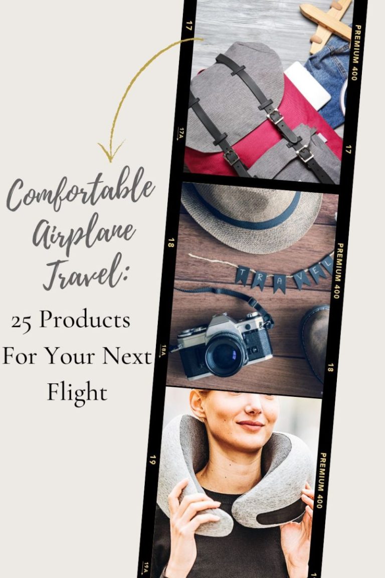 Comfortable Airplane Travel: 25 Products For Your Next Flight