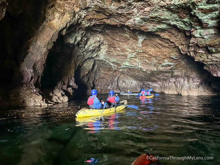Kayaking Sea Caves on Santa Cruz Island in Channel Islands National Park