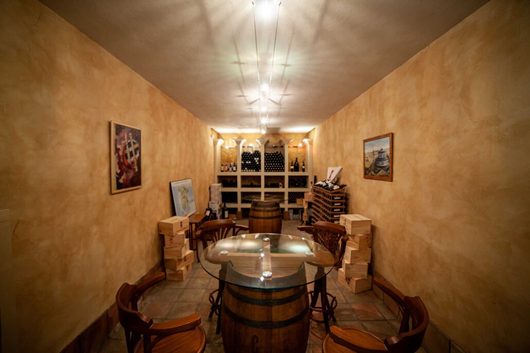 A wine tasting room in Murcia Spain