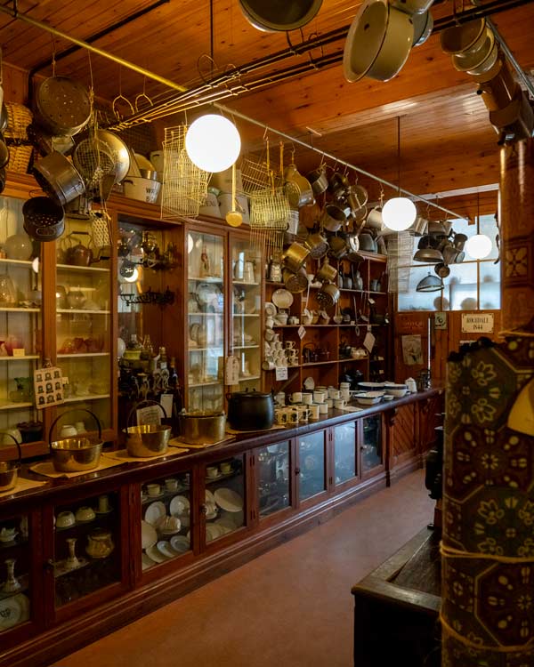 Inside at shop at Beamish Museum