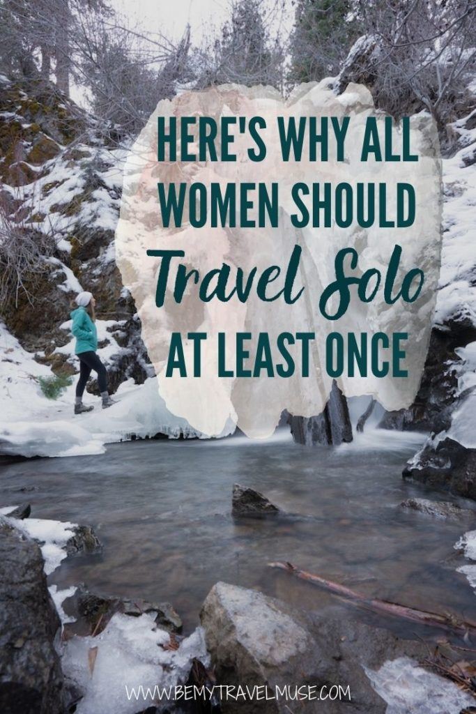 Click to read why all women should travel solo at least once. Becoming a solo female traveler may be the best gift I've ever gifted myself. If you have been thinking about traveling alone, this post will give you the encouragement + tips and guidance you need! #SoloFemaleTravel #SoloTravel