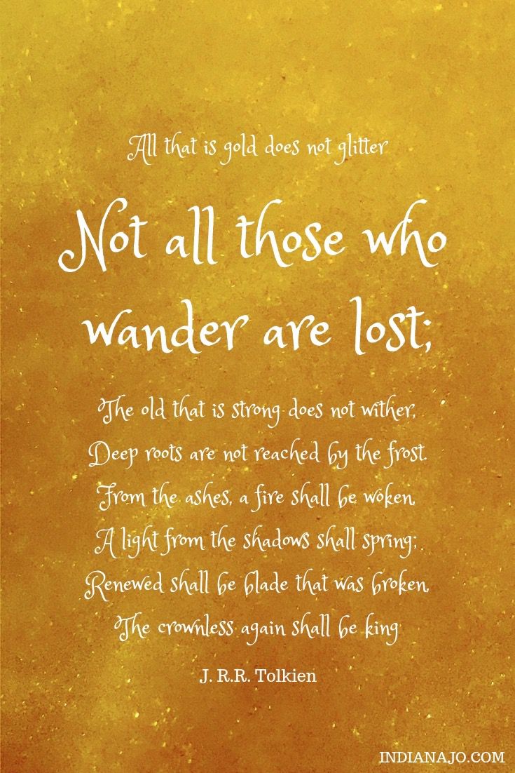 Not all those who wander are lost nomad life