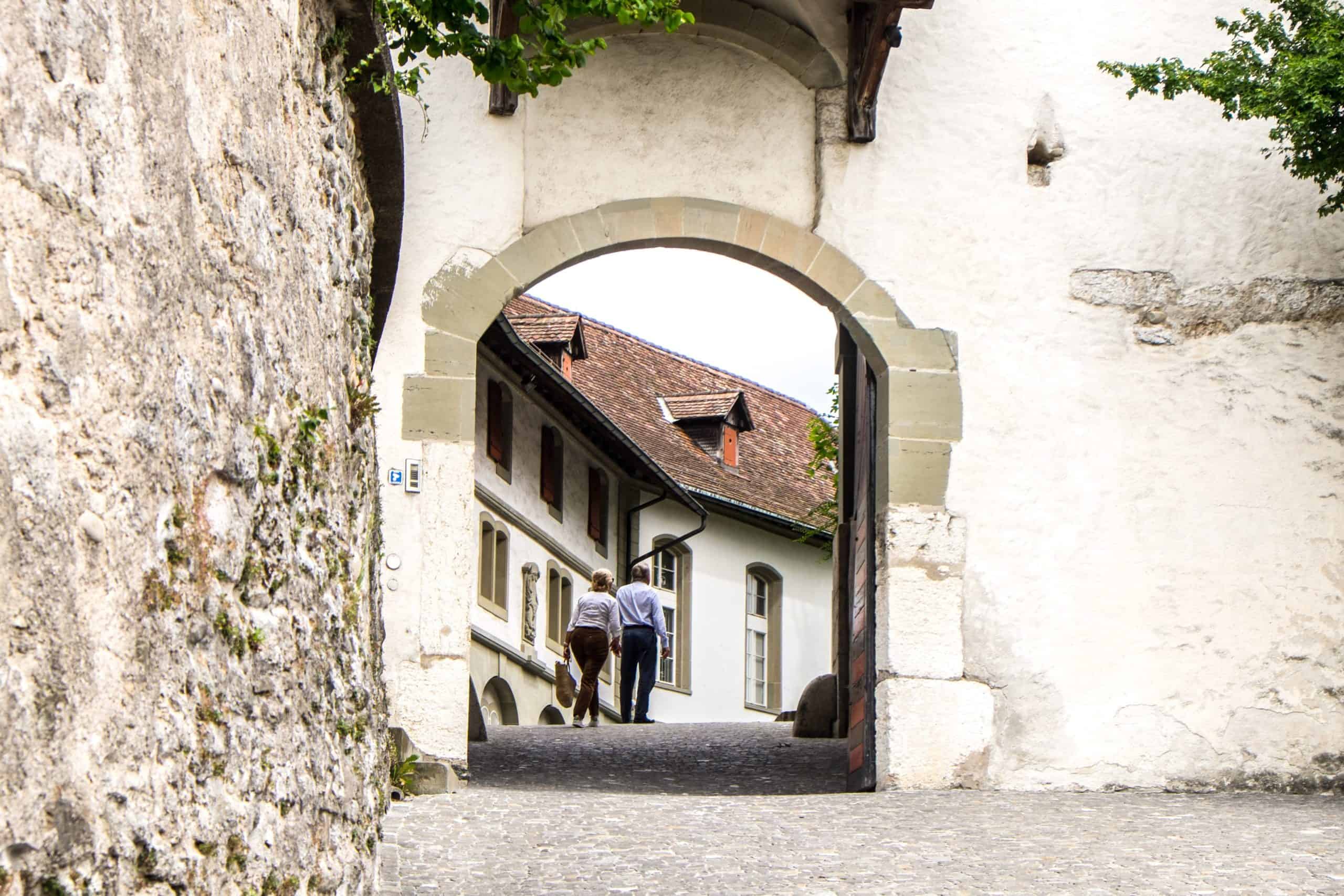 Inside the Castle in Burgdorf on a day trip from Bern