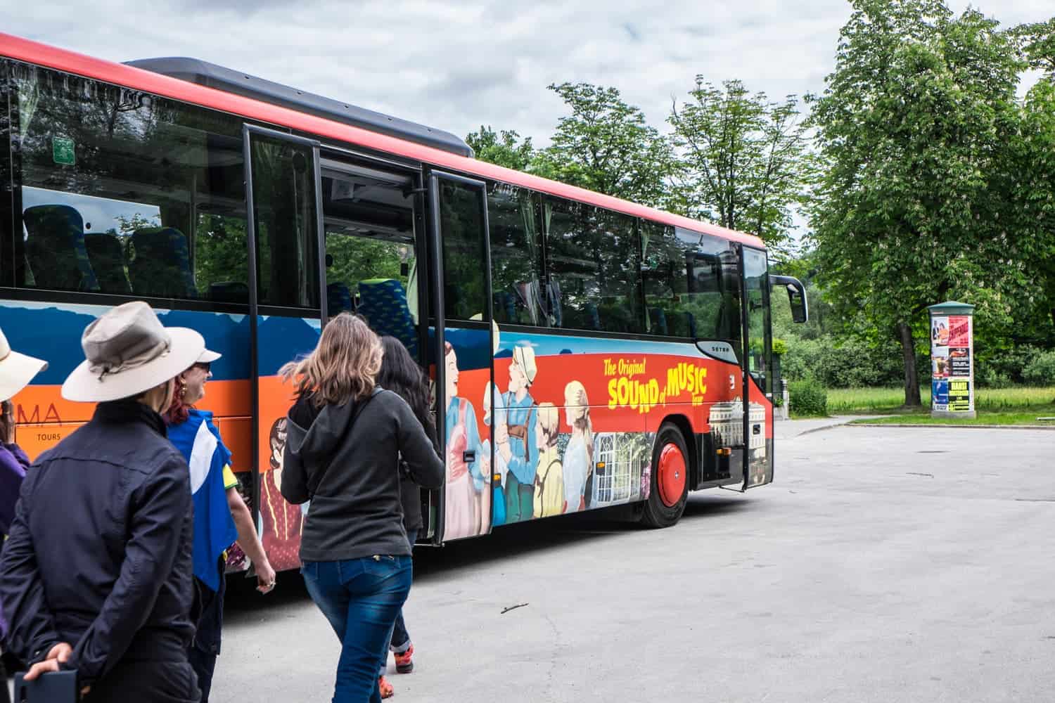 The Sound of Music bus tour in Salzburg, Austria