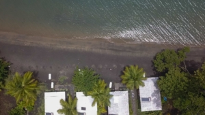 Picard Beach Cottages from above
