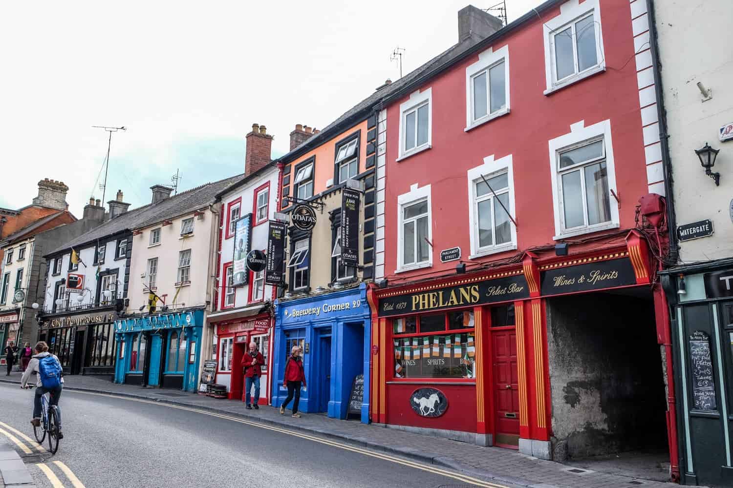 Pub Street in Kilkenny, Ireland's Ancient East
