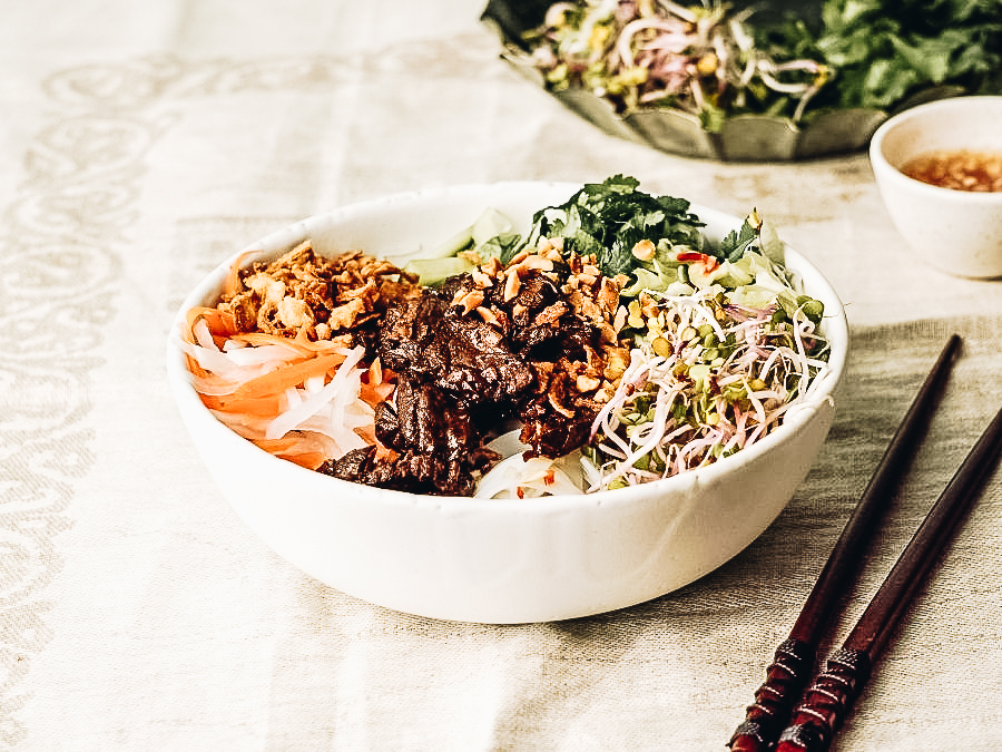 Bun Bo Nam Bo (Beef Noodle Salad)