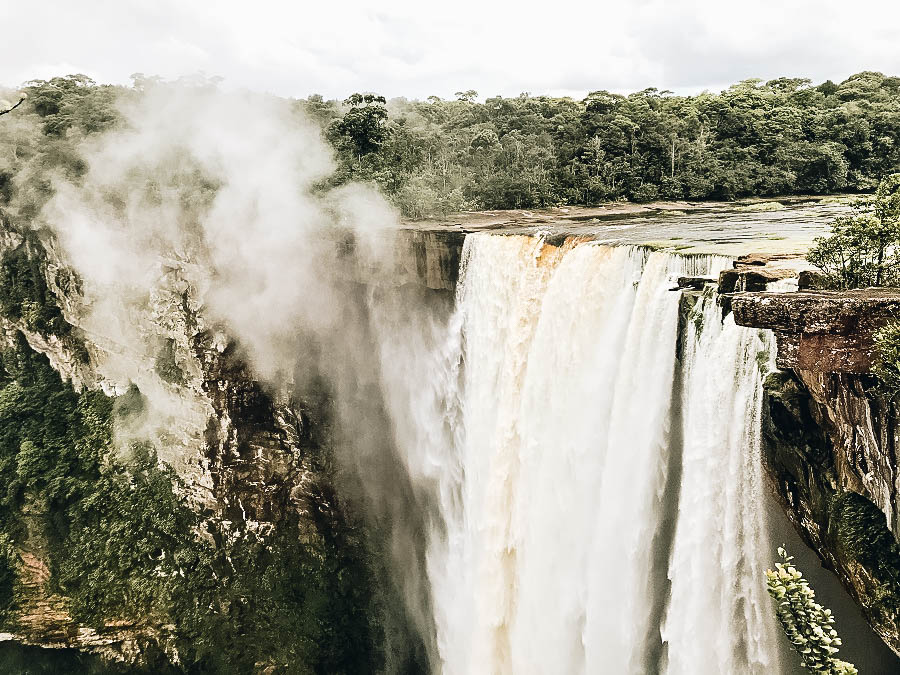 A photo of Kaieteur Falls in Guyana