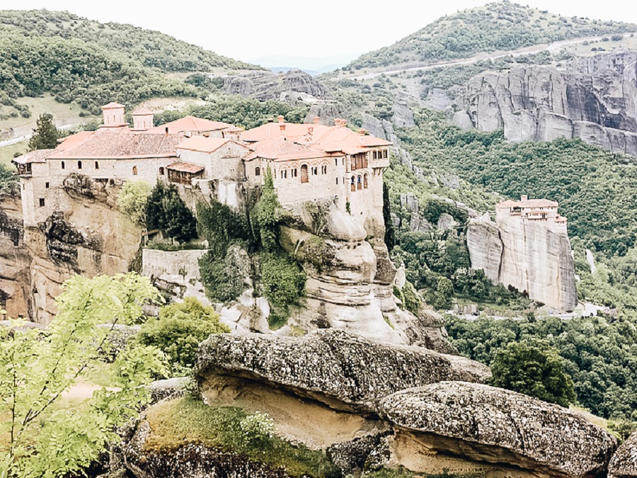 Monastery at Meteora in Greece