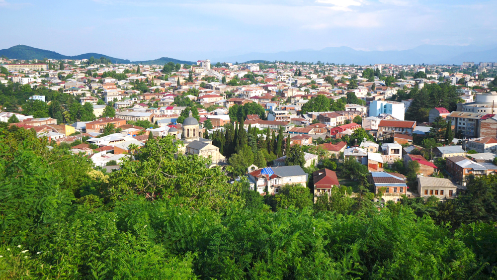 View of Kutaisi from Bagrati Cathedral