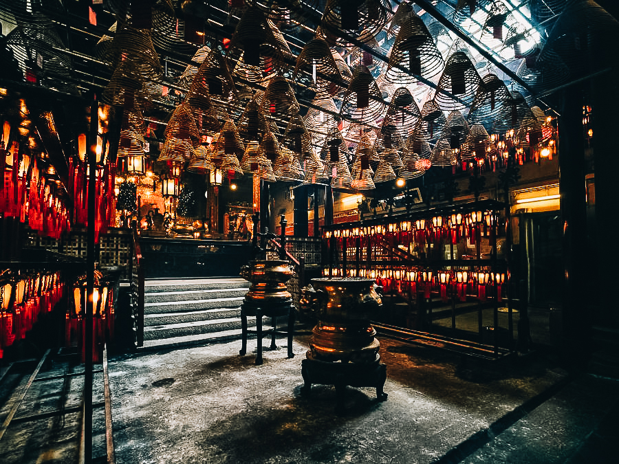 Man Mo Temple in Hong Kong