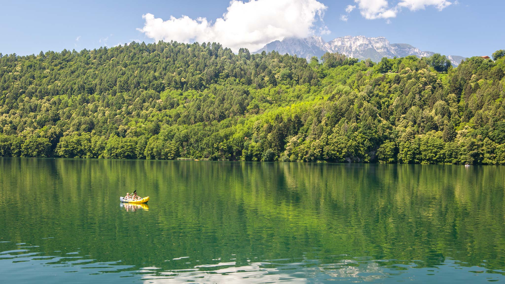 Lake Levico in Valsugana