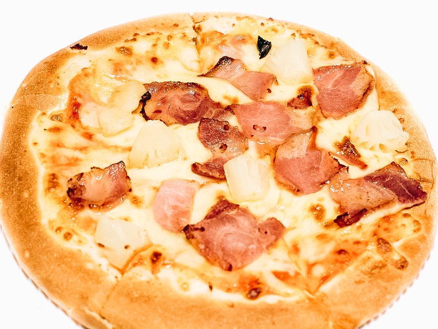 Canadian Bacon on a pizza