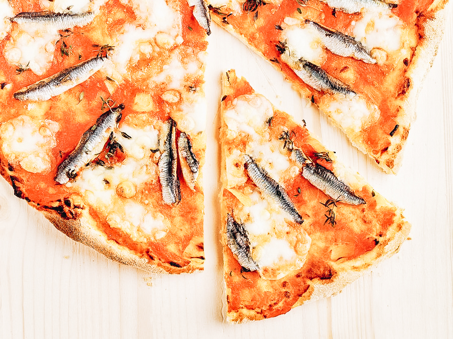Anchovies on a Pizza