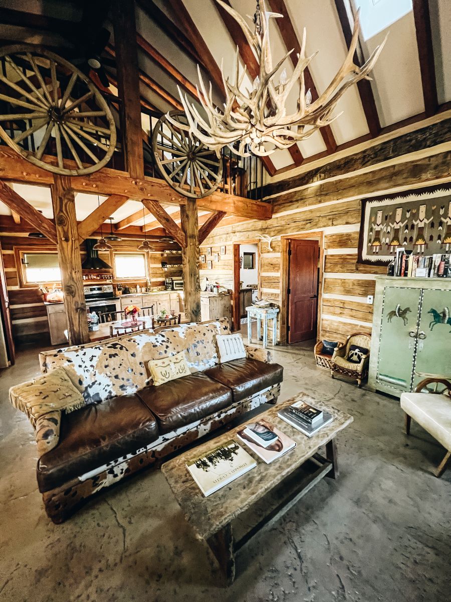 Canyon of the Anciets Guest Ranch Interior Cabin