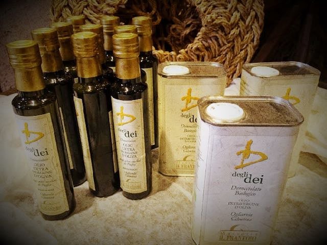 Bottles of Puglia Olive Oil